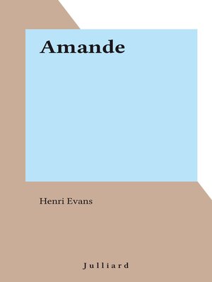 cover image of Amande